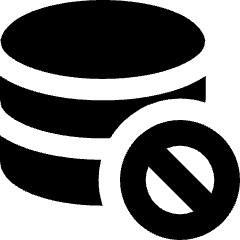 Database Block Icon from Core Solid Set