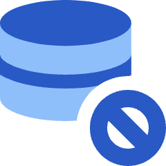 Database Block Icon from Sharp Flat Set