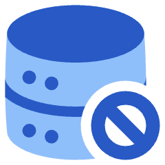 Database Block Icon from Plump Flat Set