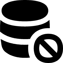 Database Block Icon from Flex Solid Set