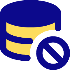 Database Block Icon from Core Pop Set