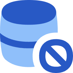 Database Block Icon from Flex Flat Set