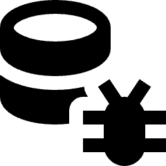 Database Bug Icon from Nova Solid Set