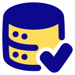 Database Check Icon from Plump Pop Set