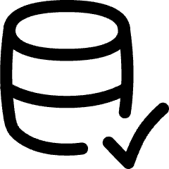Database Check Icon from Flex Line Set