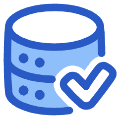 Database Check Icon from Plump Duo Set