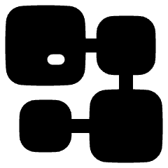 Database Crypto Blockchain Icon from Plump Solid Set