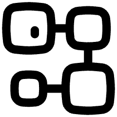 Database Crypto Blockchain Icon from Flex Line Set