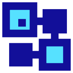 Database Crypto Blockchain Icon from Sharp Pop Set