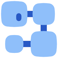 Database Crypto Blockchain Icon from Flex Flat Set