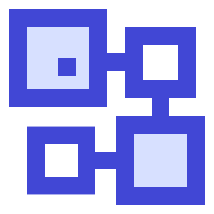 Database Crypto Blockchain Icon from Sharp Duo Set