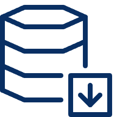 Database Download Icon from Cyber Line Set
