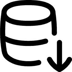 Database Download Icon from Flex Line Set