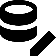 Database Edit Icon from Nova Solid Set