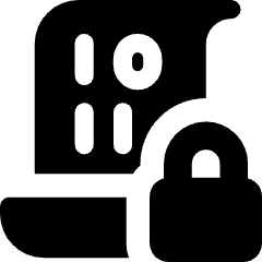 Database Encryption 2 Icon from Core Solid Set