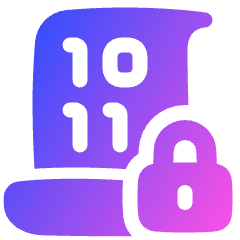 Database Encryption 2 Icon from Plump Gradient Set