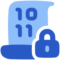 Database Encryption 2 Icon from Plump Flat Set