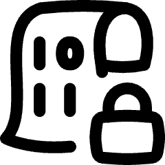 Database Encryption 2 Icon from Flex Line Set
