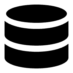 Database Icon from Sharp Solid Set
