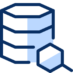 Database Find Search Icon from Cyber Duotone Set