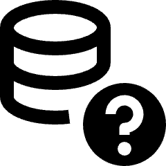 Database Freaquently Ask Question Icon from Nova Line Set