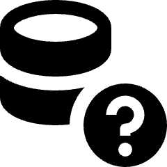 Database Freaquently Ask Question Icon from Nova Solid Set