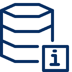 Database Information Icon from Cyber Line Set