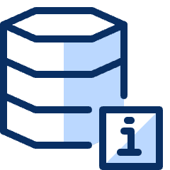 Database Information Icon from Cyber Duotone Set