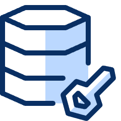 Database Key Decrypt Icon from Cyber Duotone Set