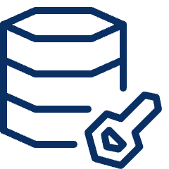 Database Key Decrypt Icon from Cyber Line Set