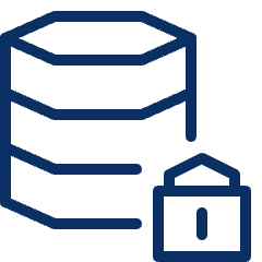 Database Lock Encrypt Icon from Cyber Line Set
