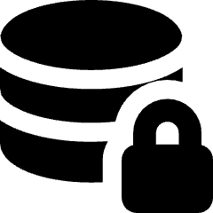 Database Lock Icon from Core Solid Set