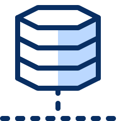 Database Network 1 Icon from Cyber Duotone Set