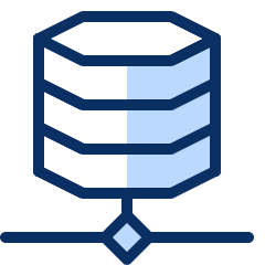 Database Network 2 Icon from Cyber Duotone Set