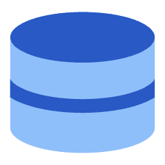 Database Icon from Sharp Flat Set