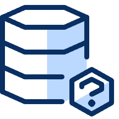 Database Question Icon from Cyber Duotone Set