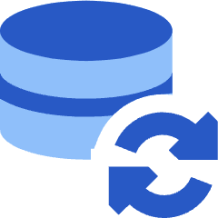 Database Refresh Icon from Sharp Flat Set
