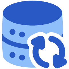 Database Refresh Icon from Plump Flat Set