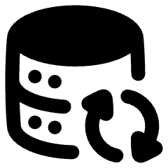 Database Refresh Icon from Plump Remix Set