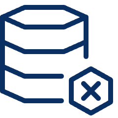 Database Remove Icon from Cyber Line Set