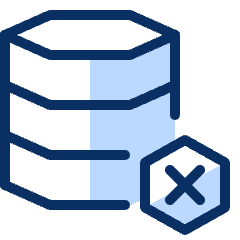 Database Remove Icon from Cyber Duotone Set