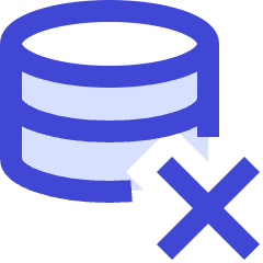 Database Remove Icon from Sharp Duo Set