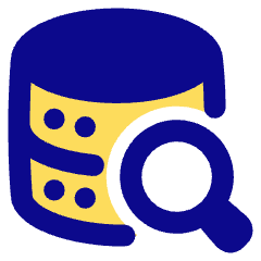 Database Search Icon from Plump Pop Set
