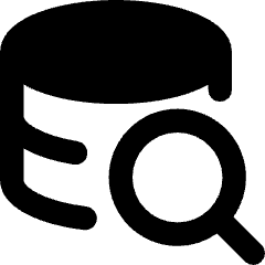 Database Search Icon from Core Remix Set