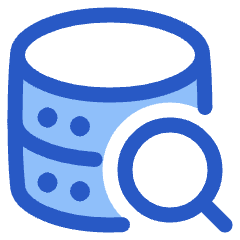 Database Search Icon from Plump Duo Set