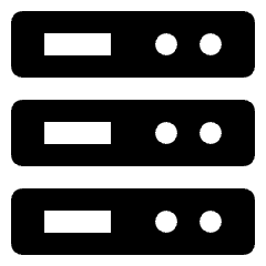 Database Server 1 Icon from Nova Solid Set