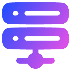 Database Server 2 Icon from Plump Gradient Set