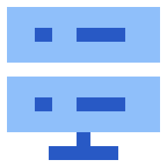 Database Server 2 Icon from Sharp Flat Set