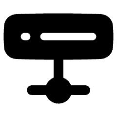 Database Server 3 Icon from Plump Solid Set