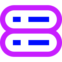 Database Server 4 Icon from Sharp Neon Set